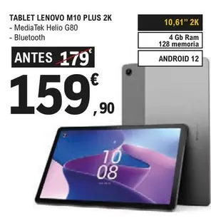 Oferta de Lenovo - Tablet M10 Plus 2K por 159,9€ en E.Leclerc