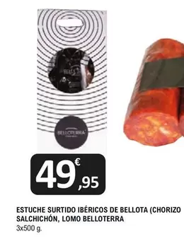 Oferta de Belloterra - Estuche Surtido Ibéricos De Bellota (chorizo Salchichon, Lomo por 49,95€ en E.Leclerc