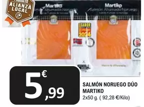 Oferta de Martiko - Salmon Noruego Duo por 5,99€ en E.Leclerc