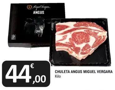 Oferta de Miguel Vergara - Chuleta Angus por 44€ en E.Leclerc