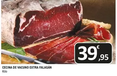 Oferta de Cecina De Vacuno Extra Falacán por 39,95€ en E.Leclerc