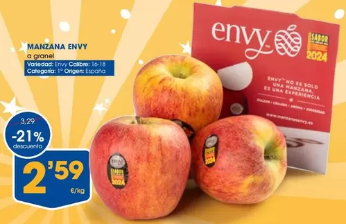 Oferta de Manzana Envy por 2,59€ en Supermercados Plaza