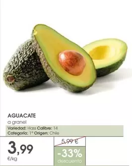 Oferta de Aguacate por 3,99€ en Supermercados Plaza