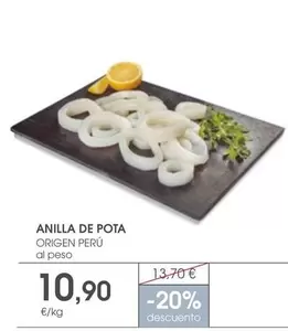 Oferta de Anilla De Pota por 10,9€ en Supermercados Plaza