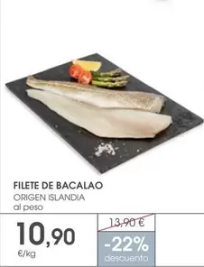 Oferta de Filete De Bacalao por 10,9€ en Supermercados Plaza