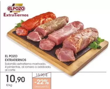 Oferta de Elpozo - Extratiernos Solomillo Extratierno Marinado por 10,9€ en Supermercados Plaza