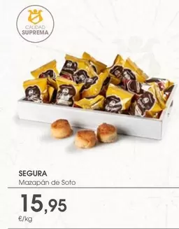 Oferta de Segura - Mazapan De Soto por 15,95€ en Supermercados Plaza