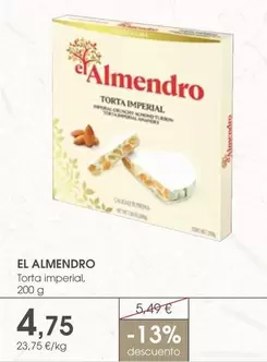 Oferta de El Almendro - Torta Imperial por 4,75€ en Supermercados Plaza