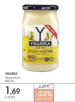 Oferta de Ybarra - Mayonesa por 1,69€ en Supermercados Plaza