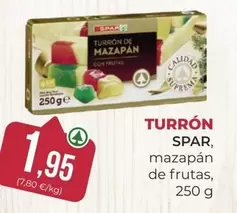 Oferta de Spar - Turron De Mazapan De Frutas por 7,95€ en SPAR Gran Canaria