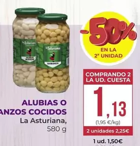 Oferta de La Asturiana - Alubias O Cocidos por 1,13€ en SPAR Gran Canaria