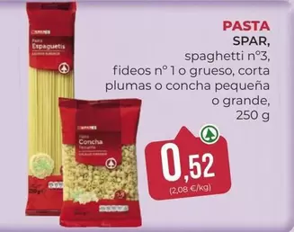 Oferta de Spar - Pasta por 0,52€ en SPAR Gran Canaria