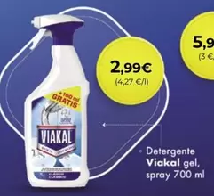 Oferta de Viakal - Detergente Gel, Spray por 2,99€ en SPAR Gran Canaria