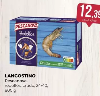 Oferta de Pescanova - , Rodolfos, Crudo, 24/40 por 12,39€ en SPAR Gran Canaria