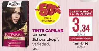 Oferta de Schwarzkopf - Tinte Capilar por 4,45€ en SPAR Gran Canaria