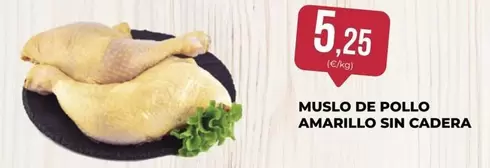 Oferta de Muslo De Pollo Amarillo Sin Cadera por 5,25€ en SPAR Gran Canaria