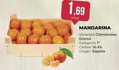 Oferta de Origen - Mandarina por 1,69€ en SPAR Gran Canaria