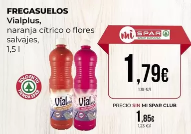 Oferta de Vialplus - Fregasuelos por 1,79€ en SPAR Gran Canaria