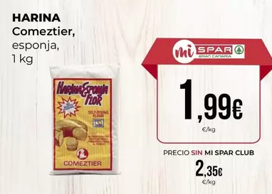 Oferta de Comeztier - Harina por 1,99€ en SPAR Gran Canaria