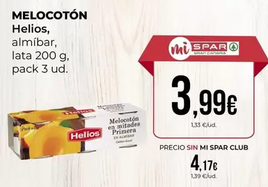 Oferta de Helios - Melocoton por 3,99€ en SPAR Gran Canaria