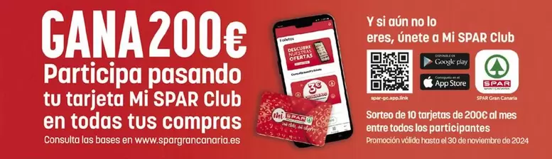 Oferta de Paraceta Para Todas Tus Compras en SPAR Gran Canaria