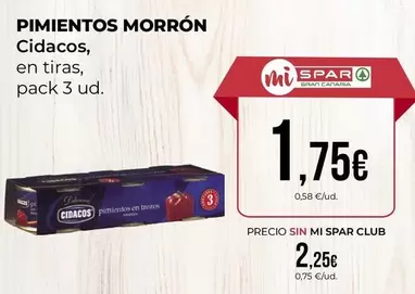 Oferta de Spar - Pimientos por 1,75€ en SPAR Gran Canaria