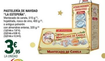 Oferta de La Estepeña - Pasteleria De Navidad por 3,95€ en E.Leclerc