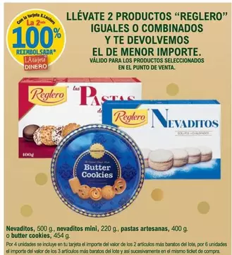 Oferta de Reglero - Llevate 2 Productos Iguales O Combinados Y Te Devolvemos El De Menor Importe en E.Leclerc