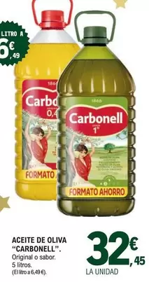 Oferta de Carbonell - Aceite De Oliva por 32,45€ en E.Leclerc