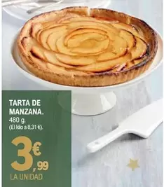 Oferta de Tarta De Manzana por 3,99€ en E.Leclerc