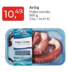 Oferta de Artiq - Pulpo Cocido por 10,49€ en Tu Super