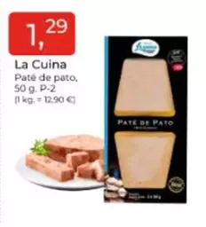 Oferta de La Cuina - Paté De Pato por 1,29€ en Tu Super