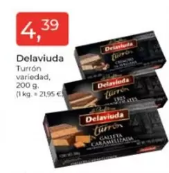 Oferta de Delaviuda - Turron Variedade por 4,39€ en Tu Super