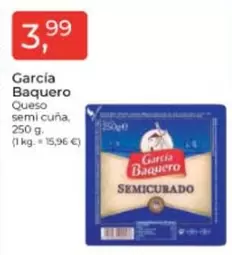 Oferta de García Baquero - Queso Semi Cuna por 3,99€ en Tu Super