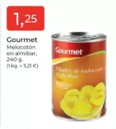 Oferta de Gourmet - Melocoton En Almibar por 1,25€ en Tu Super