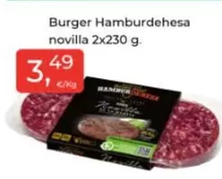 Oferta de Burger Hamburdehesa Novilla  por 3,49€ en Tu Super