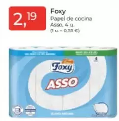 Oferta de Foxy - Papel De Cocina por 2,19€ en Tu Super