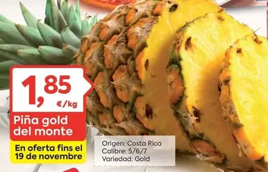 Oferta de Gold - Piña  Del Monte por 1,85€ en Suma Supermercados