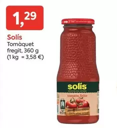 Oferta de Solís - Tomaquet Fregit por 1,29€ en Suma Supermercados