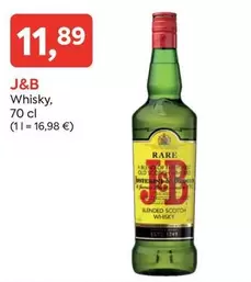 Oferta de J&B - Whisky por 11,89€ en Suma Supermercados