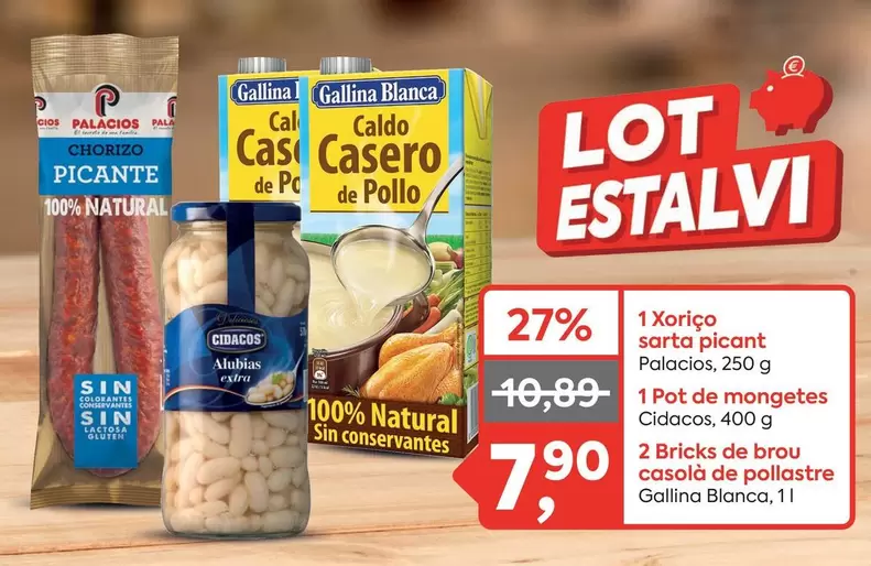 Oferta de Gallina Blanca - 1 Xorico Sarta Piccant por 7,9€ en Suma Supermercados