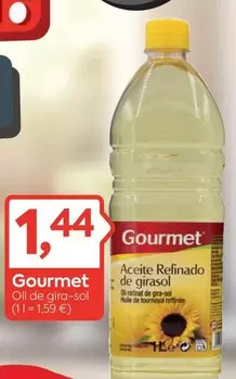 Oferta de Gourmet - Aceite Refinado De Girasol por 1,44€ en Suma Supermercados