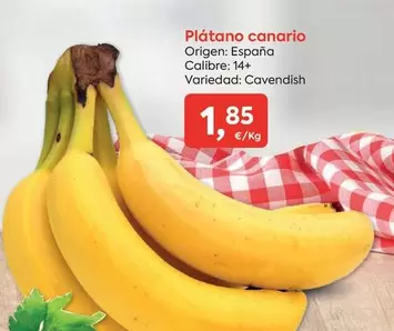 Oferta de Origen - Platano Canario por 1,85€ en Suma Supermercados