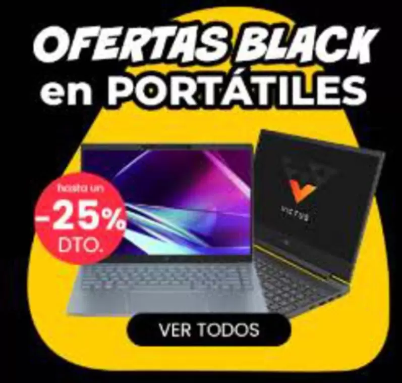 Oferta de Ofertas Black En Portátiles  en Dynos Informática