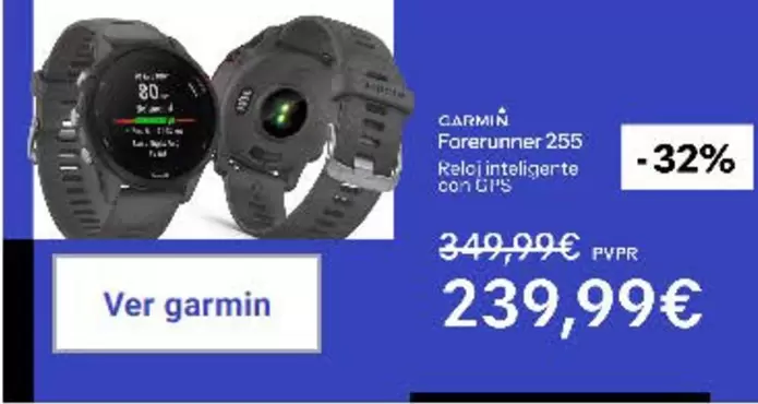 Oferta de Garmin - Relo Intelligente Con 1 Eris por 239,99€ en Decathlon