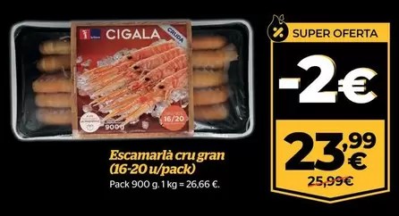 Oferta de Escamarrà Crugran por 23,99€ en La Sirena