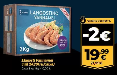 Oferta de Llagosati por 19,99€ en La Sirena