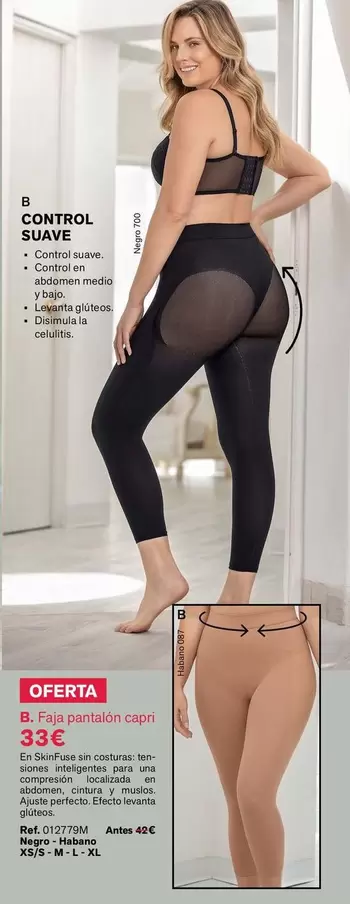 Oferta de Faja Pantalón Capri  por 33€ en Leonisa