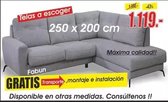 Oferta de Chaise Longue  por 1119€ en Hipo Gegant