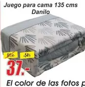 Oferta de Juego Para Cama 135 Cms Danilo por 37€ en Hipo Gegant